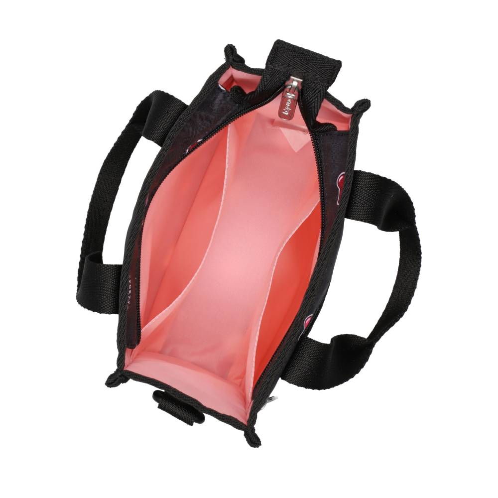 MINI N/S TOTE 迷你方型托特包 - 愛心貼紙