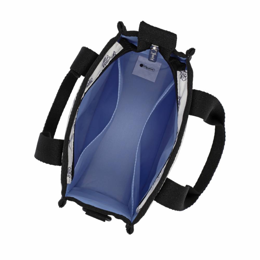 MINI N/S TOTE 迷你方型托特包 - 素描花卉