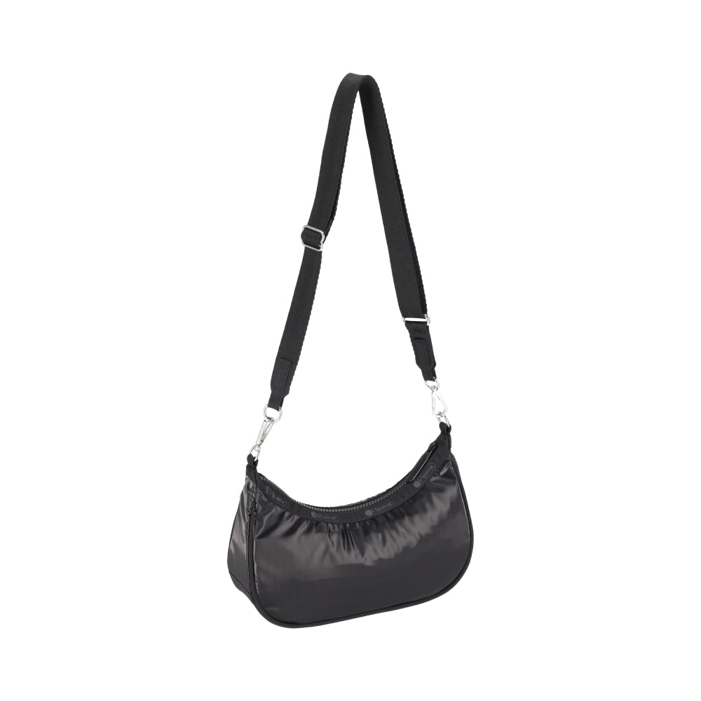 SM CONV HOBO 小型肩背兩用新月包 - 閃耀黑