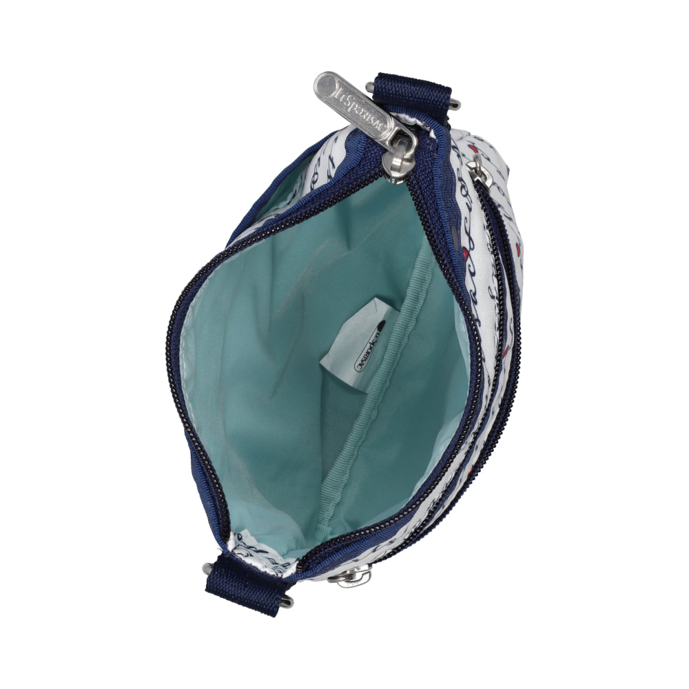 3 ZIP CROSSBODY 三層拉鍊斜背包 - 藍調手札