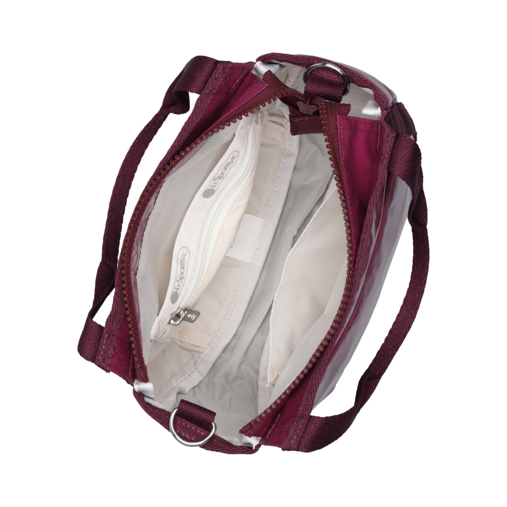 SMALL JENNI 斜背手提兩用包 - 閃耀莓紫