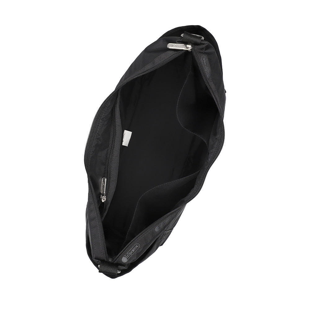 ZIP BUCKET SHOULDER 拉鍊肩背包 - 永恆黑