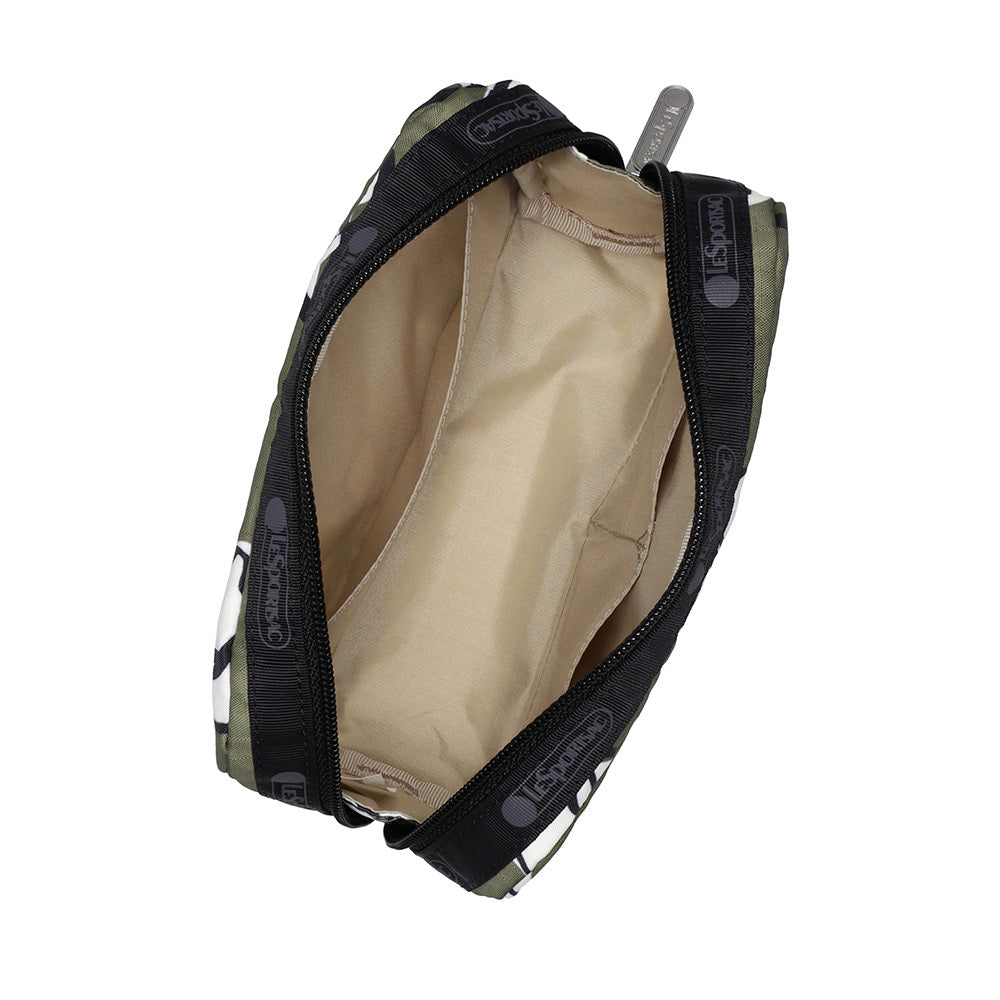 RECTANGULAR COSMETIC 長形化妝包 - 綠野花徑