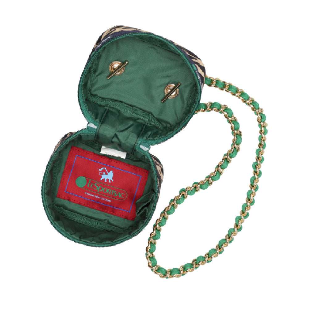 SQUARE VANITY BAG 方形鍊帶包 - 迷幻斑馬紋