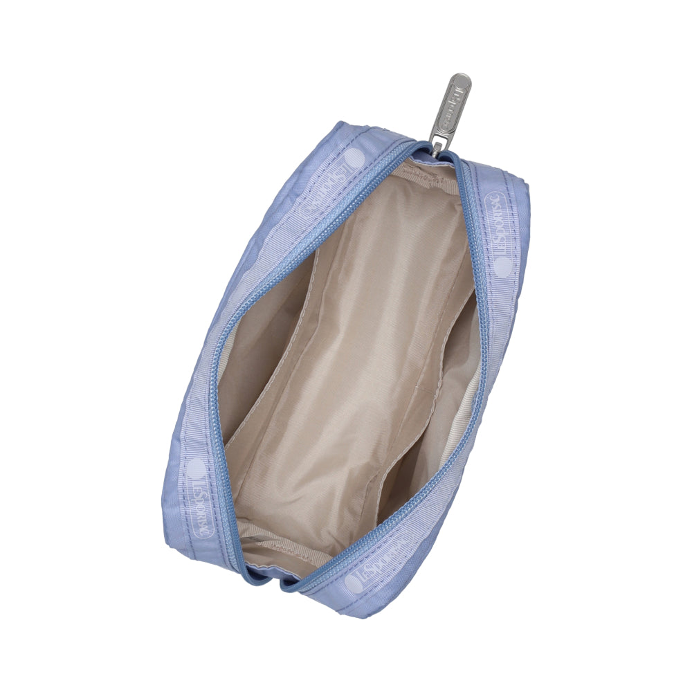 RECTANGULAR COSMETIC 長形化妝包 - 雲霧藍