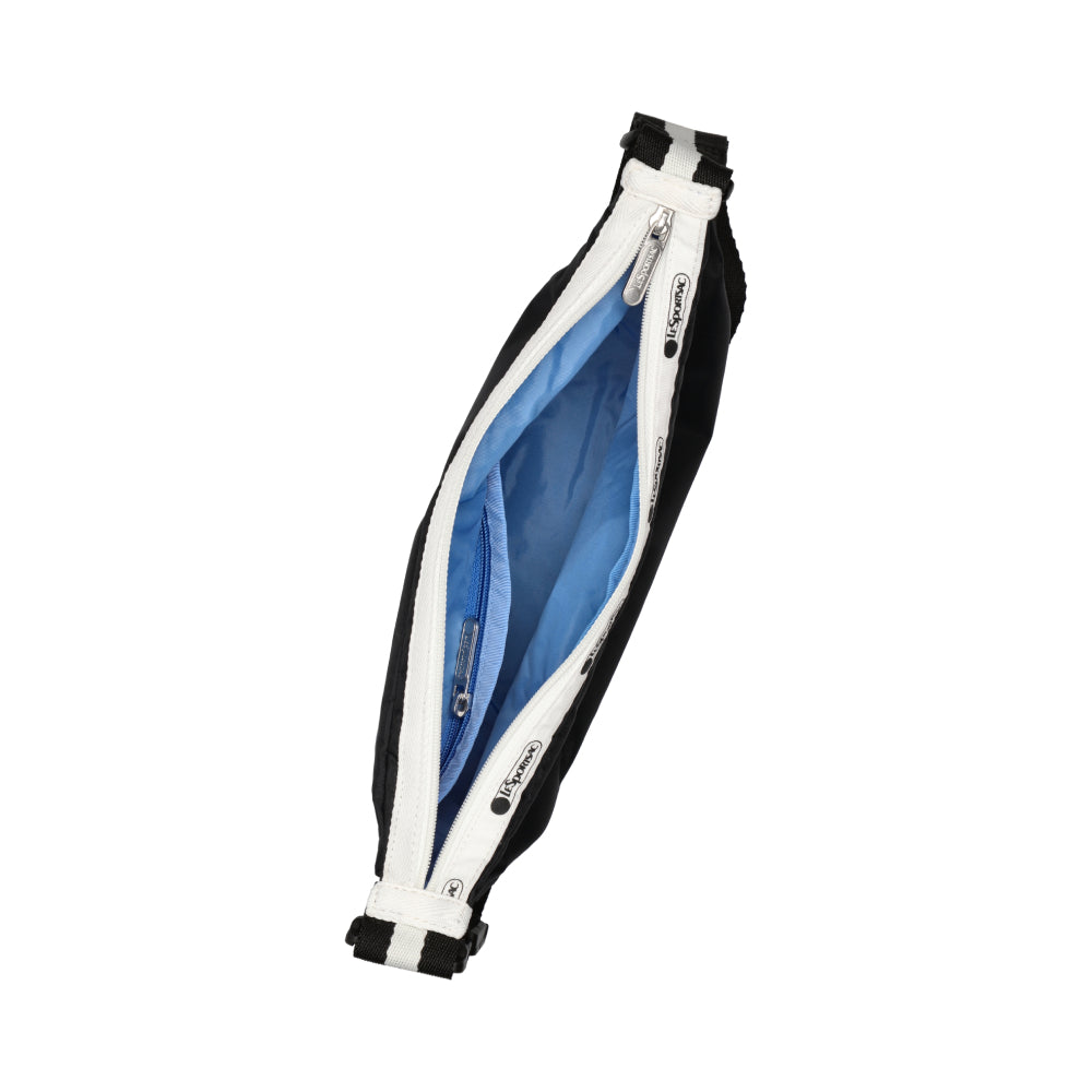 CONV SM SHOULDER BAG 小型半月包 - 滾邊夜幕黑