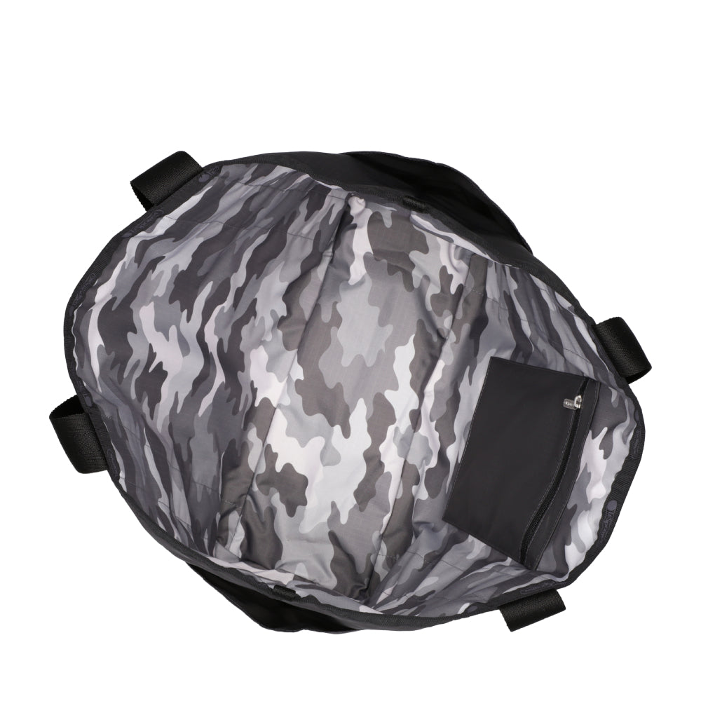 LG REVERSIBLE PKT TOTE 大型雙面托特包 - LOGO 迷彩灰/夜幕灰