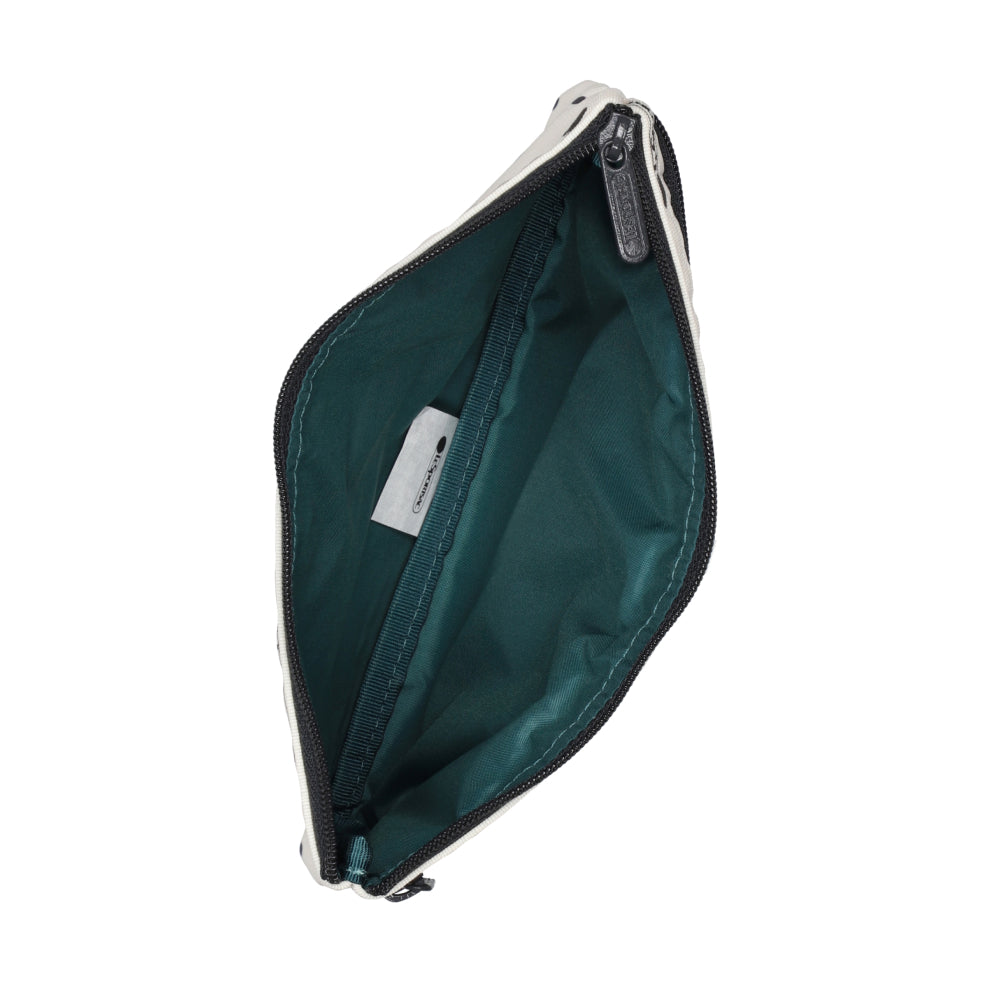 3-ZIP COSMETIC 三層拉鍊化妝包 - 水玉點點