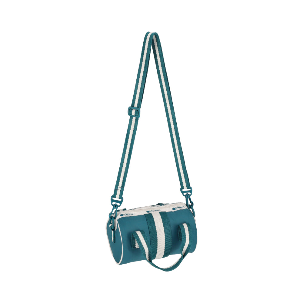 MINI ROLL BAG 迷你圓桶包 - 滾邊青藍