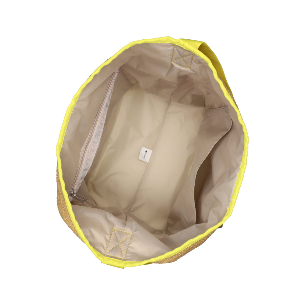 RAFFIA LG SHOULDER BAG 大型肩背包 - 拉菲報春黃