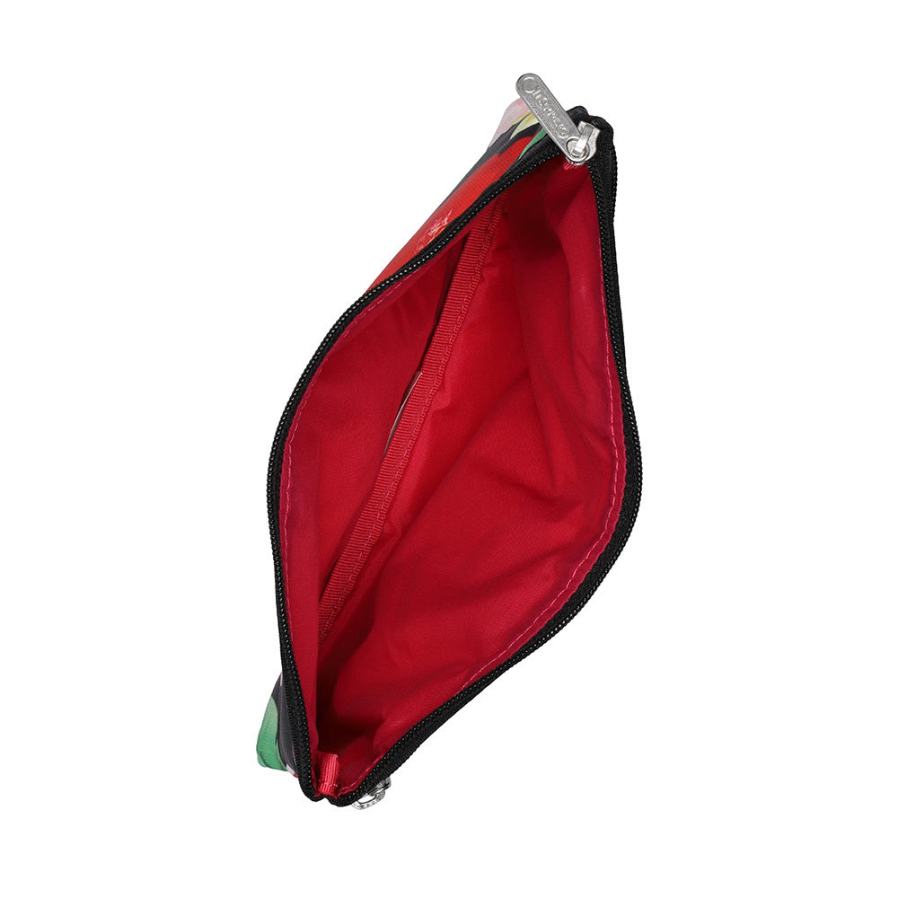 3-ZIP COSMETIC 三層拉鍊化妝包 - 繁花派對