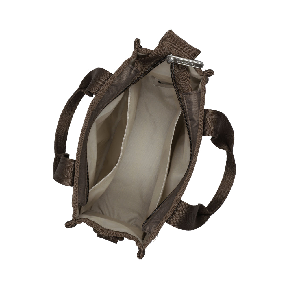 MINI N/S TOTE 迷你方型托特包 - 摩卡棕