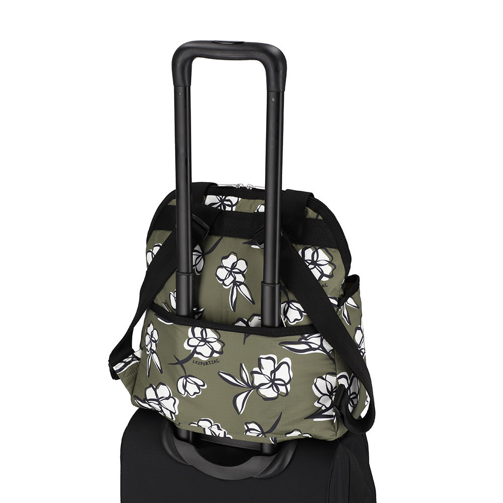 DOUBLE TROUBLE BACKPACK 兩用後背包 - 綠野花徑