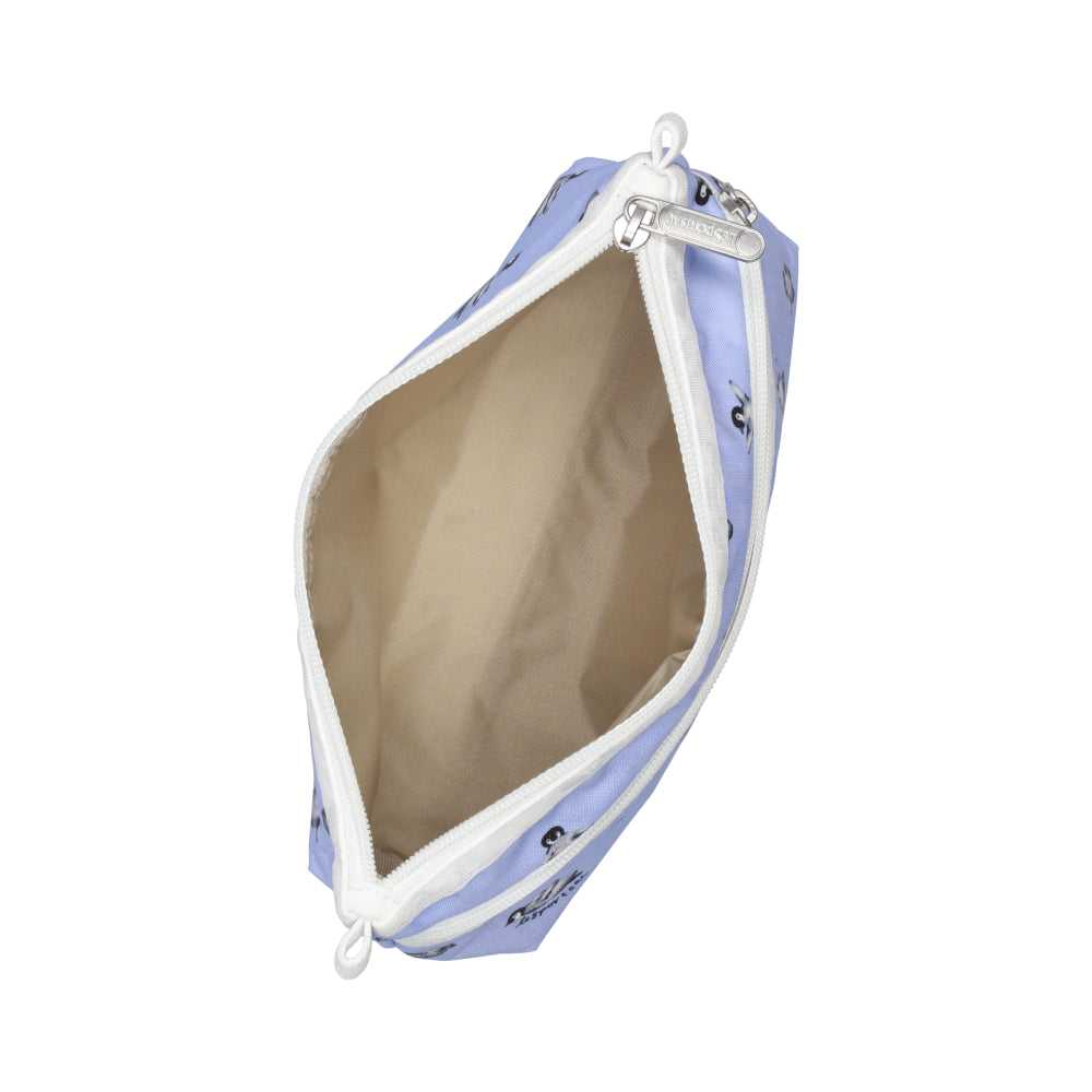 COSMETIC CLUTCH 雙層拉鍊化妝包 - 雪地小企鵝