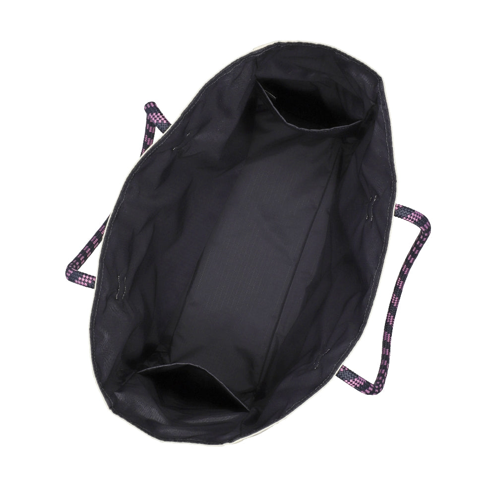 LARGE 2 WAY TOTE 大型雙面托特包 - 奶油米白/深海藍