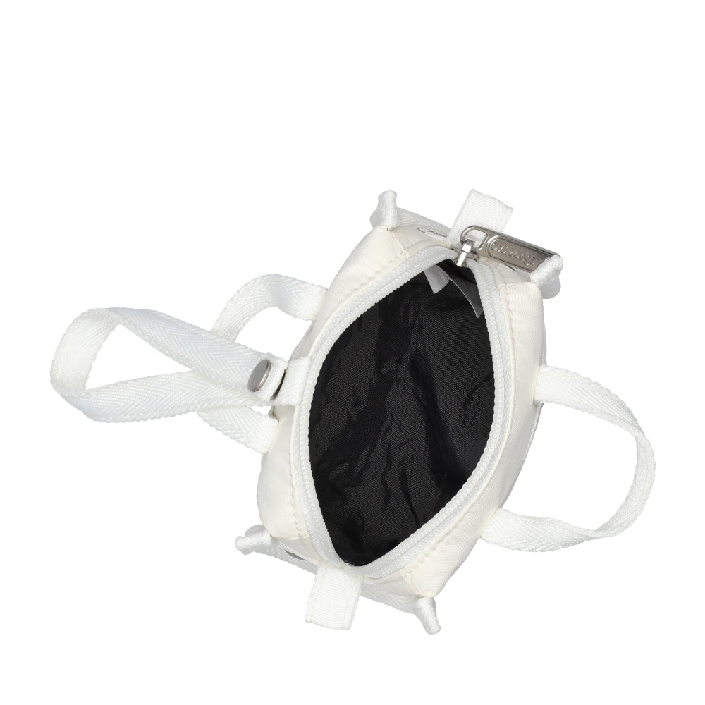 MICRO WEEKENDER CHARM 迷你旅行袋掛飾 - 奶霜白