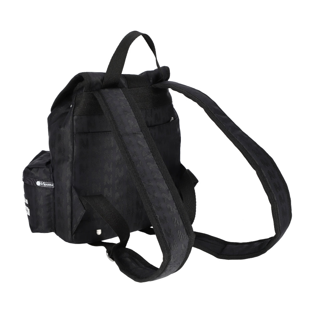 MSGM VOYAGER BACKPACK 工裝風後背包 - 黑色緹花
