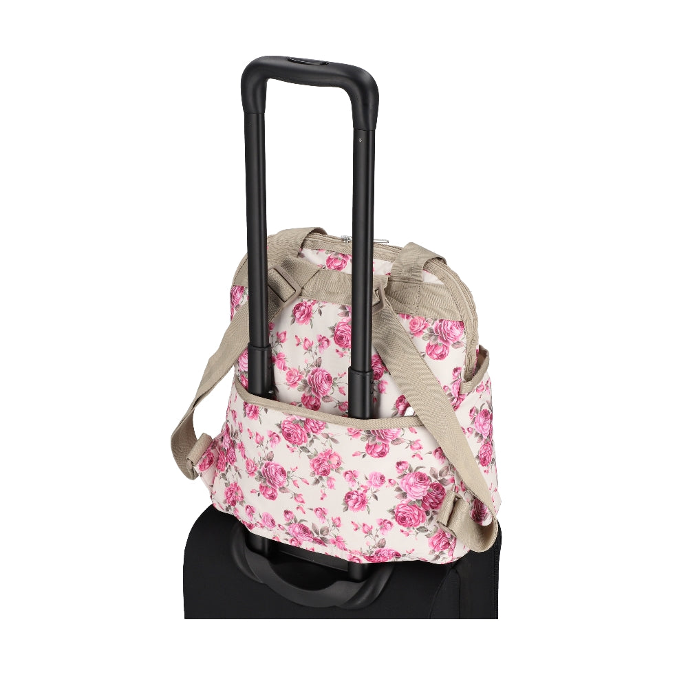 DOUBLE TROUBLE BACKPACK 兩用後背包 - 柔情花卉