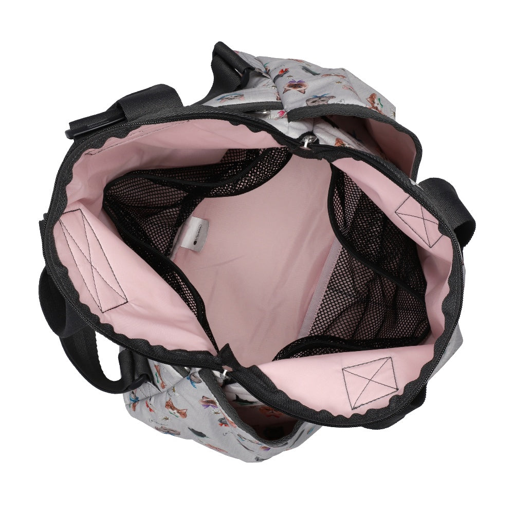 DOUBLE TROUBLE BACKPACK 兩用後背包 - 俏皮貓咪