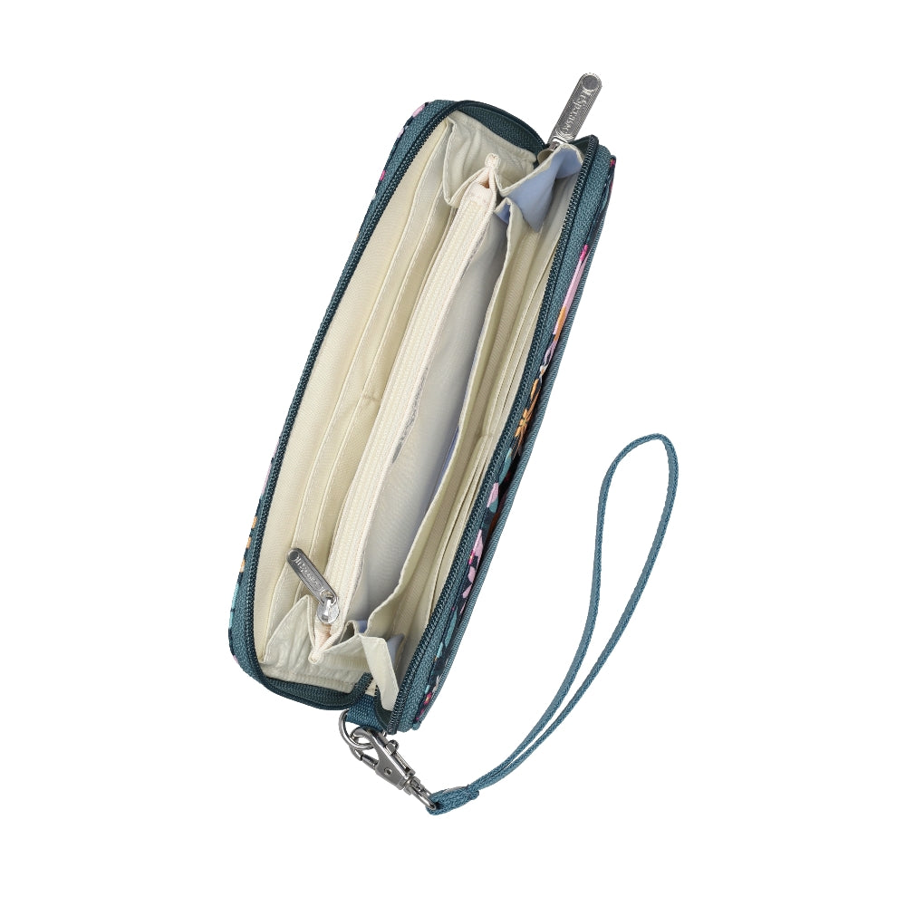 TECH WALLET WRISTLET 腕帶零錢包 - 復古雛菊