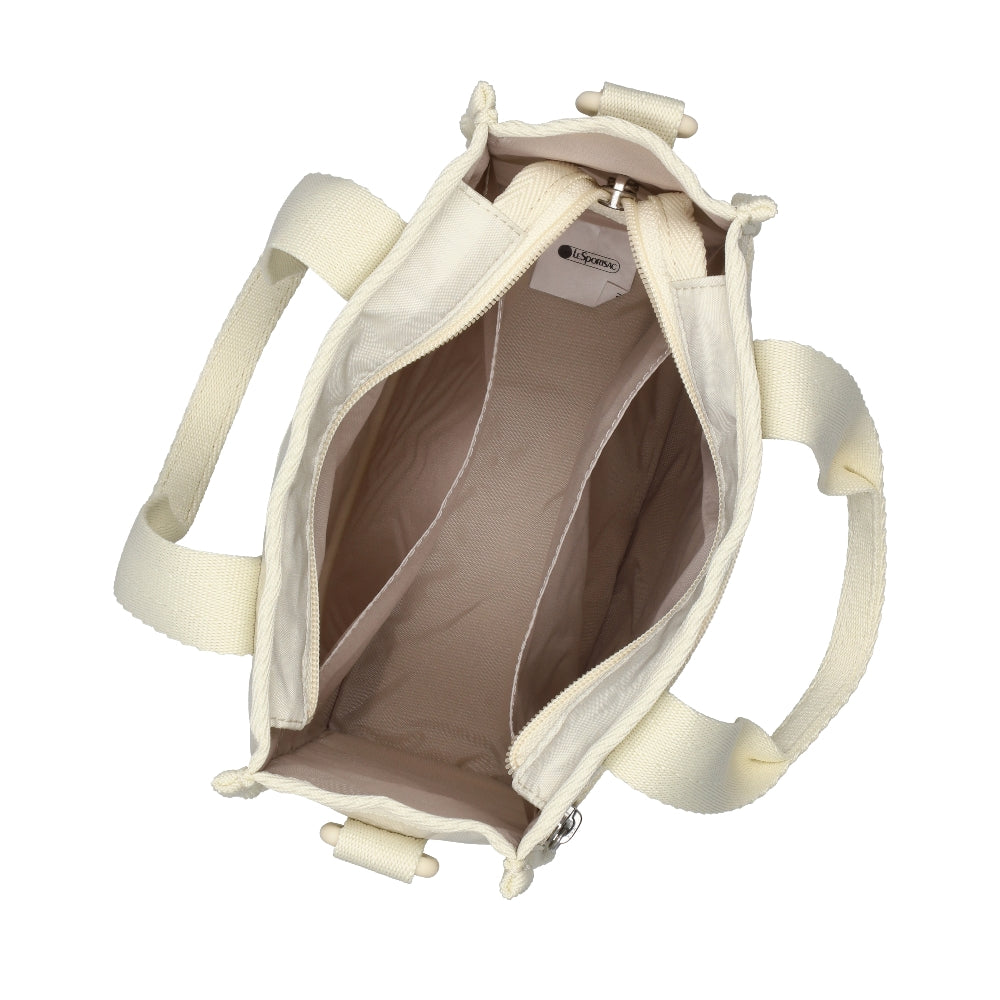 MINI N/S TOTE 迷你方型托特包 - 奶油米