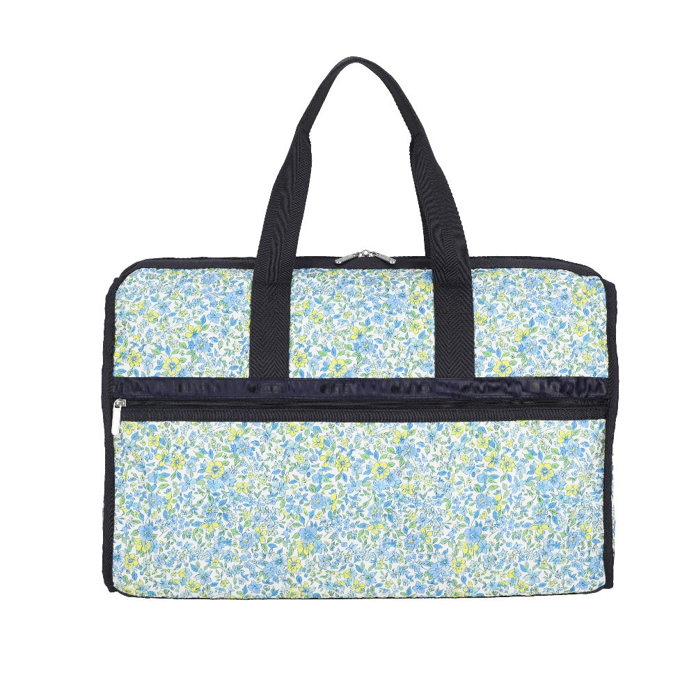 DELUXE LG WEEKENDER 奢華大型旅行袋 - 織錦花卉
