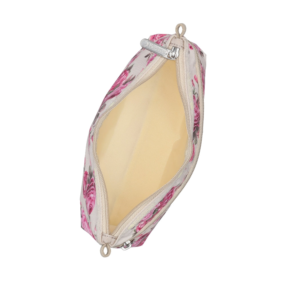 COSMETIC CLUTCH 雙層拉鍊化妝包 - 柔情花卉