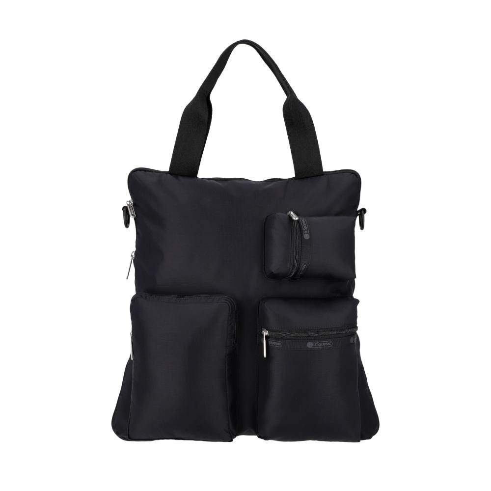 CARGO N/S TOTE 多口袋直式托特包 - 永恆黑