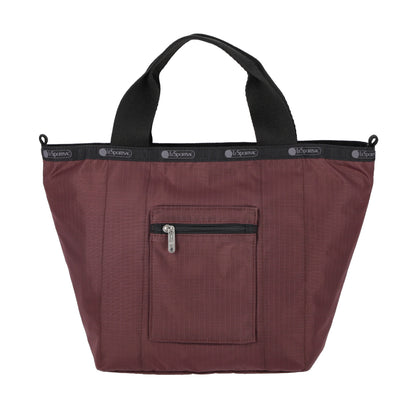 SM REVERSIBLE PKT TOTE 小型雙面托特包 - LOGO 深櫻紅