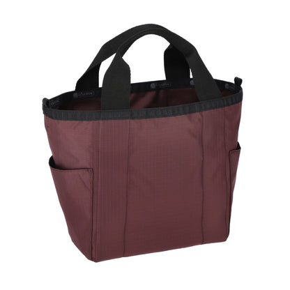 SM REVERSIBLE PKT TOTE 小型雙面托特包 - LOGO 深櫻紅