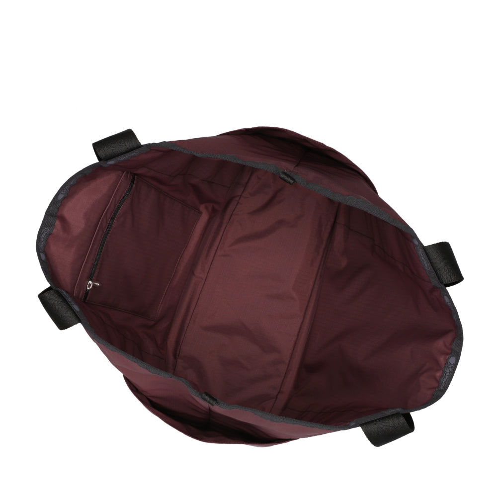 LG REVERSIBLE PKT TOTE 大型雙面托特包 - LOGO 深櫻紅