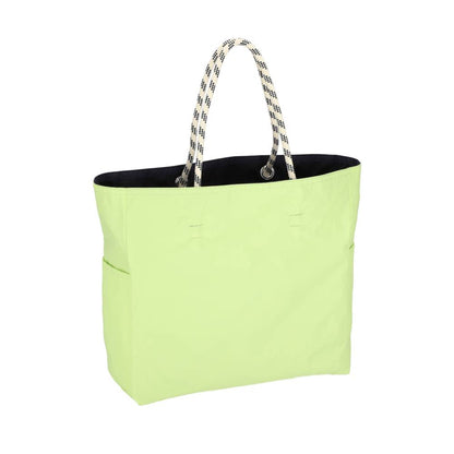 LARGE 2 WAY TOTE 大型雙面托特包 -  深海藍/青檸綠