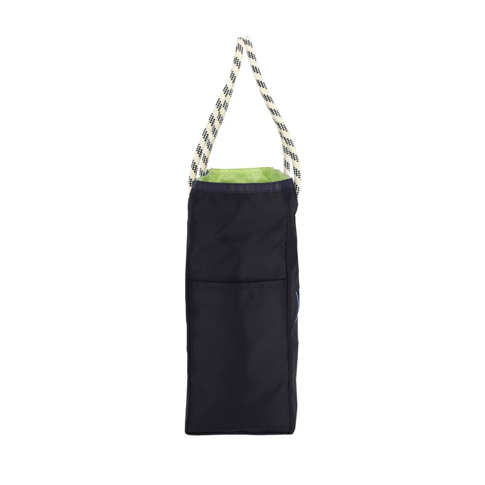 LARGE 2 WAY TOTE 大型雙面托特包 -  深海藍/青檸綠
