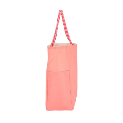 LARGE 2 WAY TOTE 大型雙面托特包 -  奶霜白/珊瑚橘