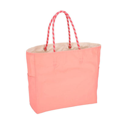 LARGE 2 WAY TOTE 大型雙面托特包 -  奶霜白/珊瑚橘