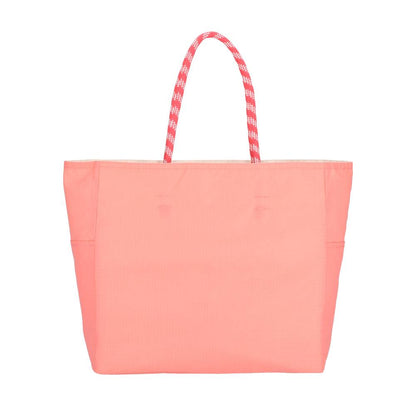 LARGE 2 WAY TOTE 大型雙面托特包 -  奶霜白/珊瑚橘