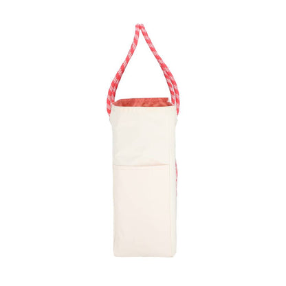 LARGE 2 WAY TOTE 大型雙面托特包 -  奶霜白/珊瑚橘