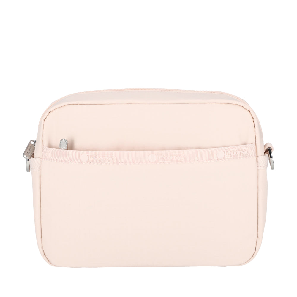 DELUXE CROSSBODY 拉鍊斜背包 - 晨曦桃粉