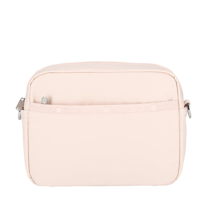 DELUXE CROSSBODY 拉鍊斜背包 - 晨曦桃粉