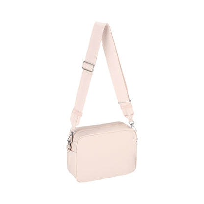 DELUXE CROSSBODY 拉鍊斜背包 - 晨曦桃粉