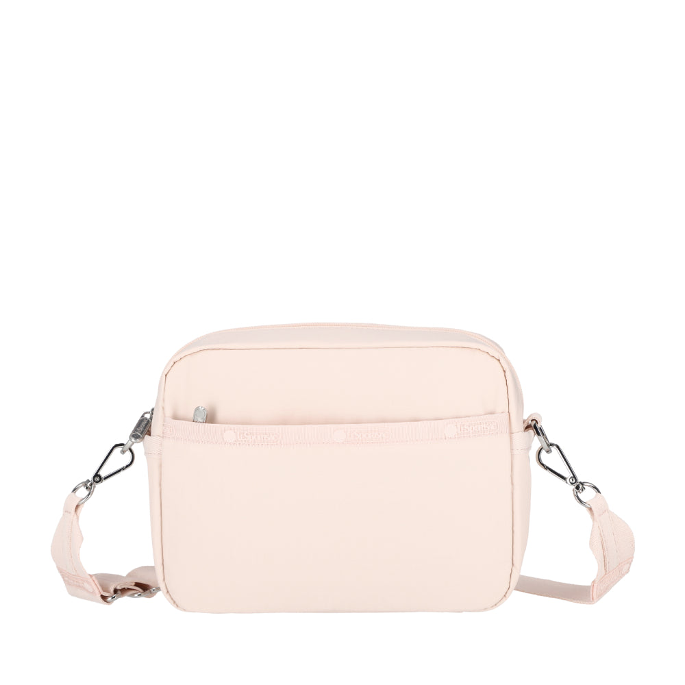 DELUXE CROSSBODY 拉鍊斜背包 - 晨曦桃粉