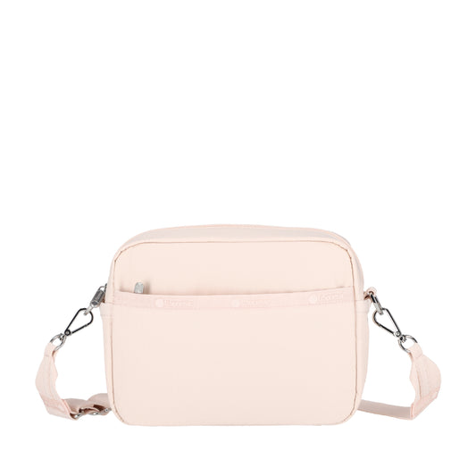 DELUXE CROSSBODY 拉鍊斜背包 - 晨曦桃粉