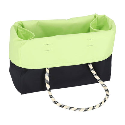 ML 2 WAY TOTE 中大型雙面托特包 - 深海藍/青檸綠