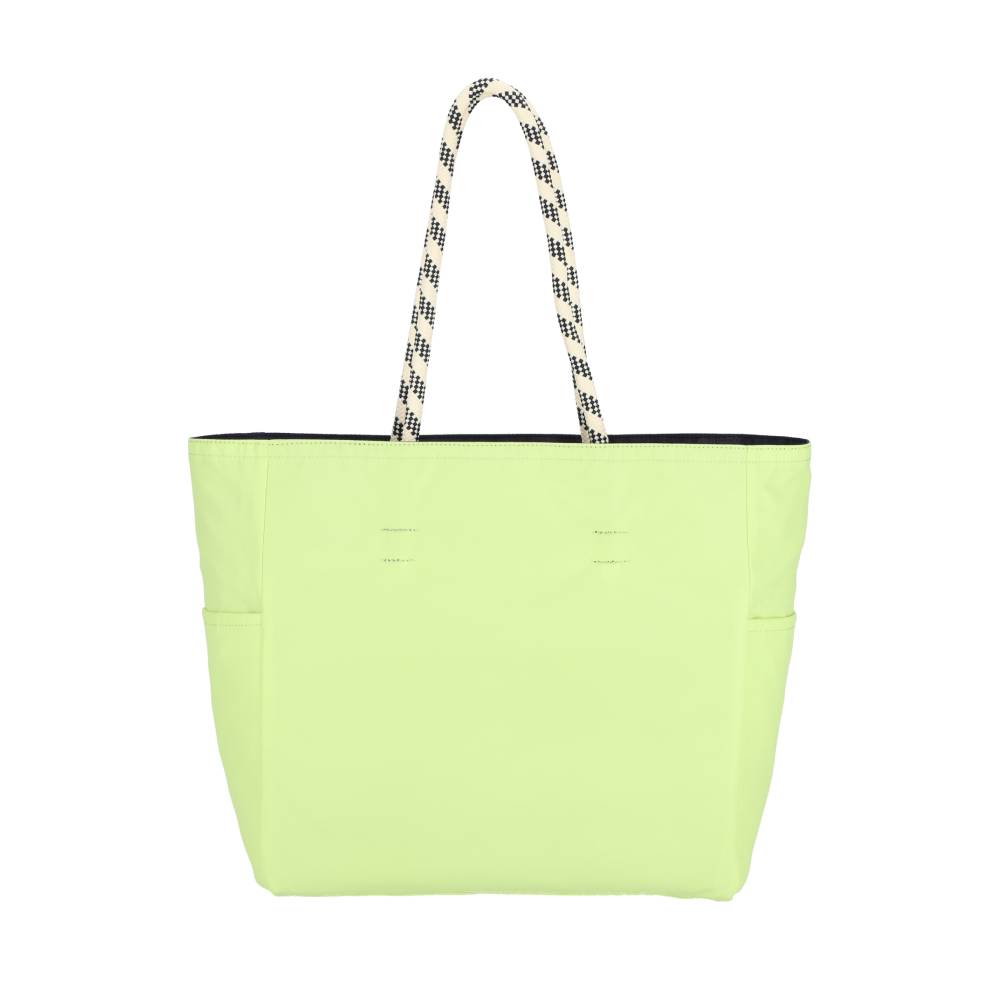 ML 2 WAY TOTE 中大型雙面托特包 - 深海藍/青檸綠