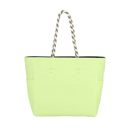 ML 2 WAY TOTE 中大型雙面托特包 - 深海藍/青檸綠