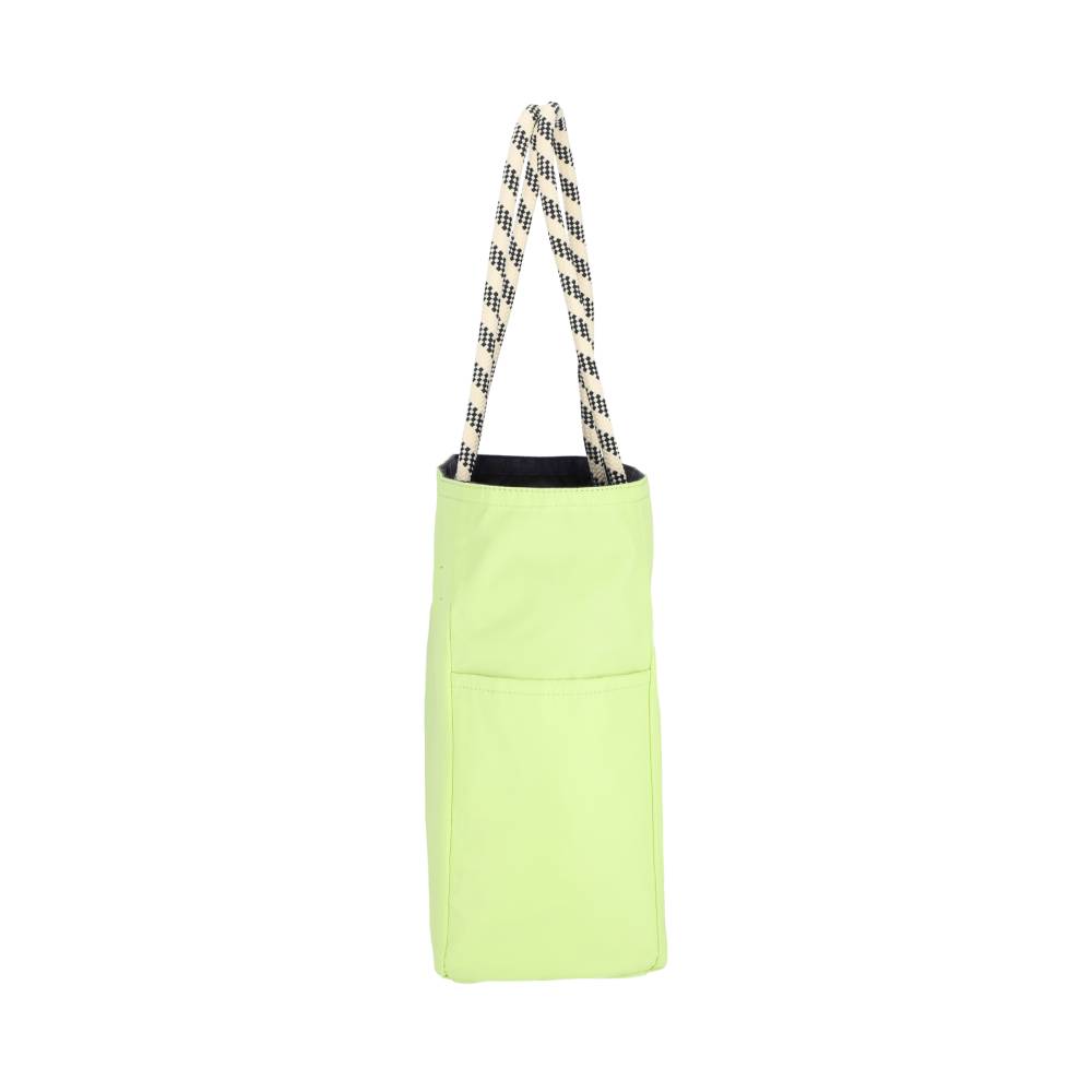 ML 2 WAY TOTE 中大型雙面托特包 - 深海藍/青檸綠