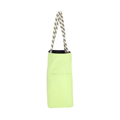 ML 2 WAY TOTE 中大型雙面托特包 - 深海藍/青檸綠