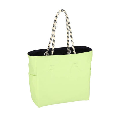 ML 2 WAY TOTE 中大型雙面托特包 - 深海藍/青檸綠