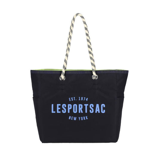 ML 2 WAY TOTE 中大型雙面托特包 - 深海藍/青檸綠