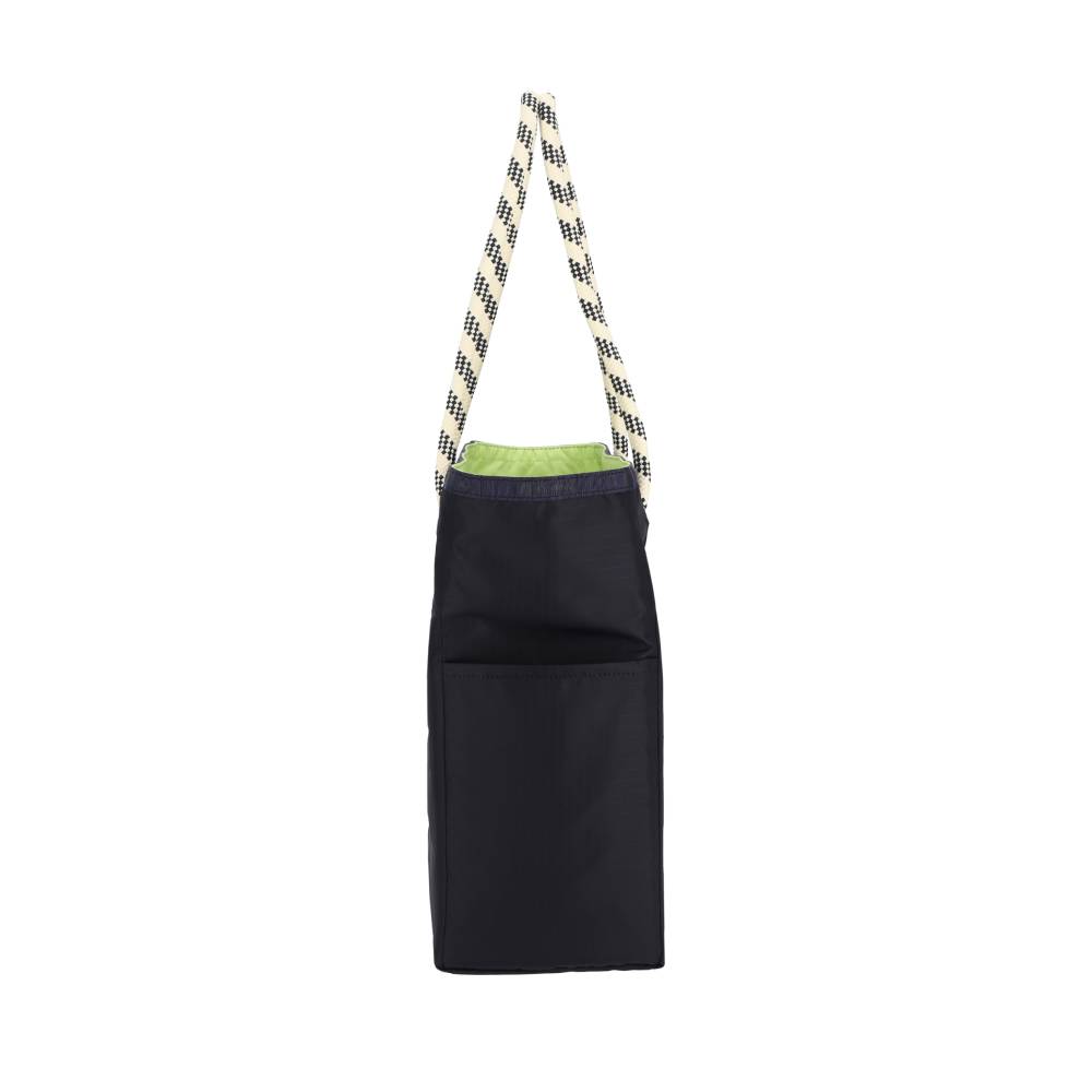 ML 2 WAY TOTE 中大型雙面托特包 - 深海藍/青檸綠